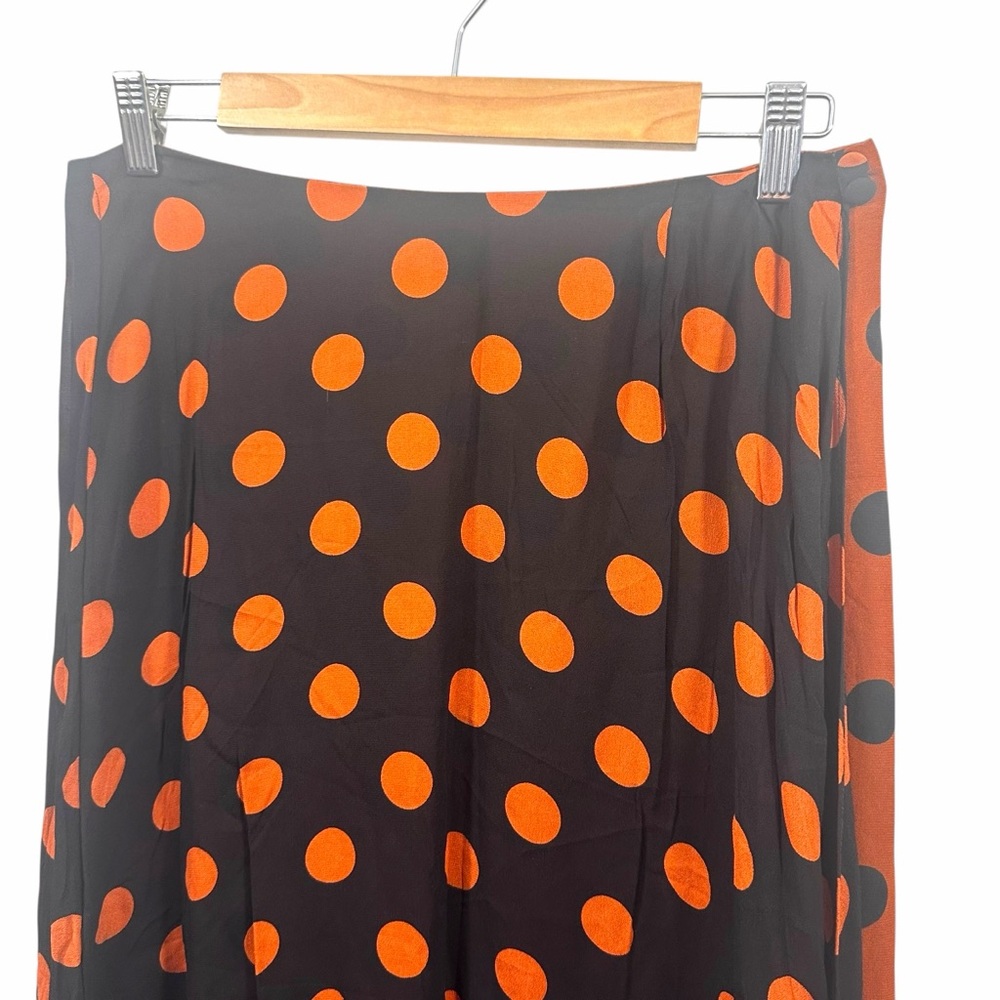 Anthropologie Maeve Oksana Polka Dot Midi Skirt Size Medium - Picture 3 of 8